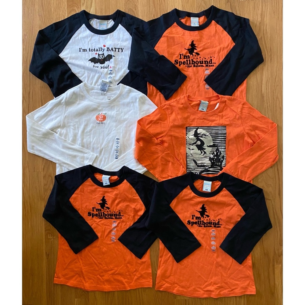 Girls L/XL Halloween Long Sleeved T-Shirt Bundle🎃 👻